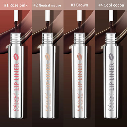 Magic Peel Off Lip Cosmetic Matte Lip Liner Pencil Long Lasting Waterproof Smudge Proof Transfer Proof Peel Off Lip Stain Tattoo